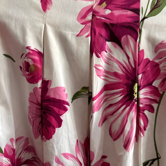 Roz & Ali Pink Floral A-Line Skirt - Picture 2 of 11